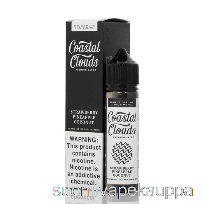 Vape Box Mansikka Ananas Coconut - Coastal Clouds Co. - 60 Ml 3 Mg